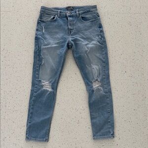 Zara Men's Skinny Jeans in Light Blue Size 32 GREAT CONDITION